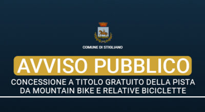 Avviso pubblico concessione a titolo gratuito della pista da mountain bike e relative biciclette