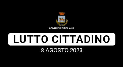 Lutto Cittadino – DECRETO N. 7 DEL 07/08/2023